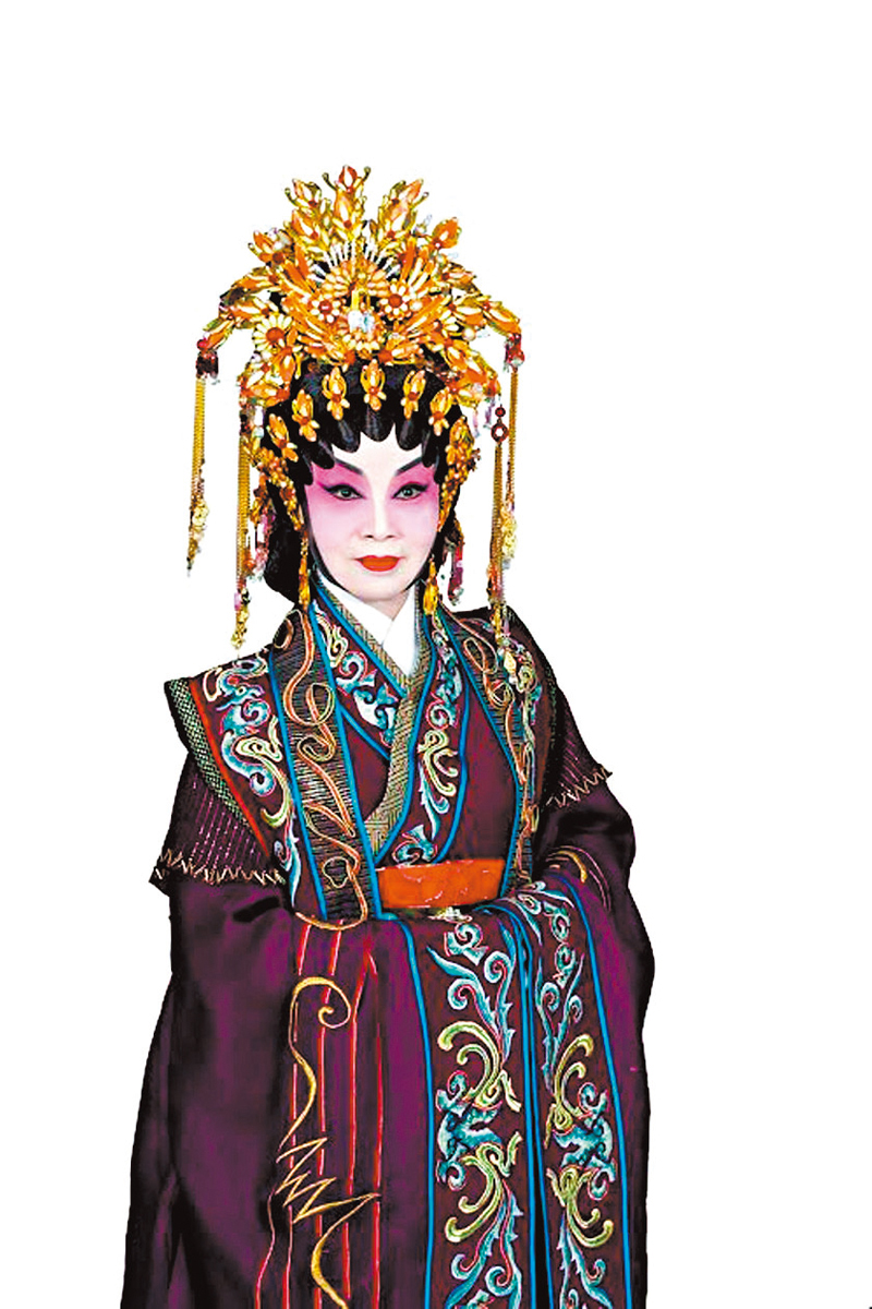 ◆尹飛燕演小周后造型。