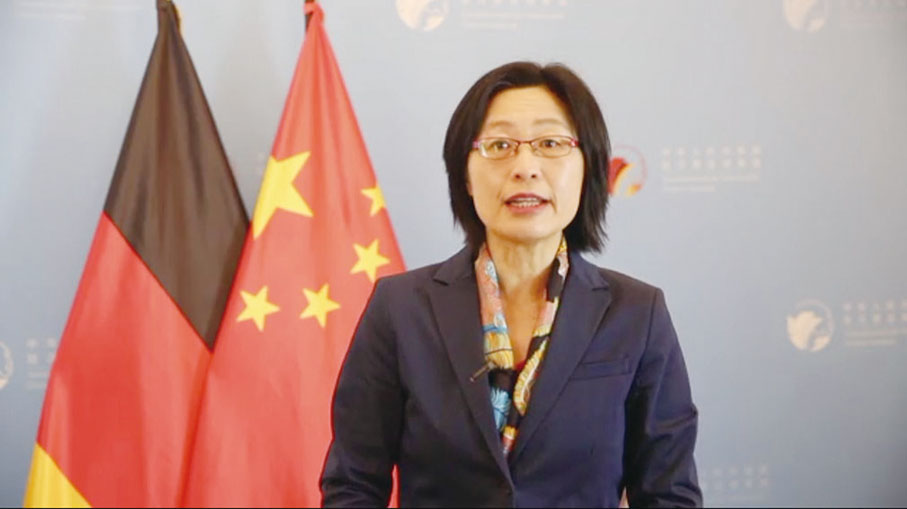 ◆ 中國駐漢堡代總領事王瑋。