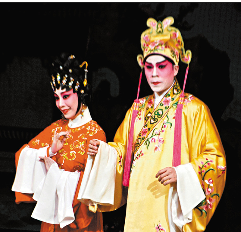 ◆藍天佑和鄭雅琪演出很有默契。