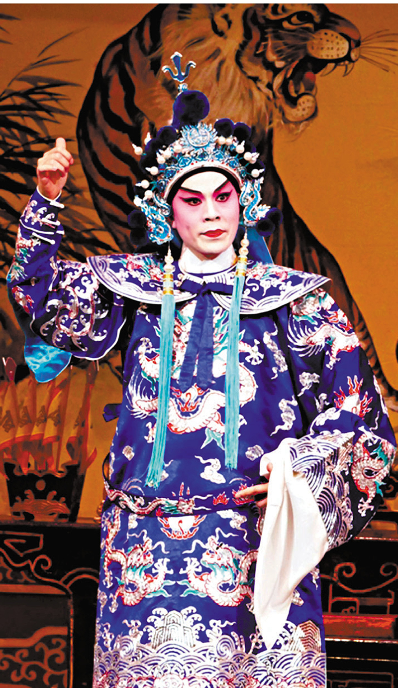  ◆藍天佑喜得名伶林家聲生前口傳身授演藝精華。