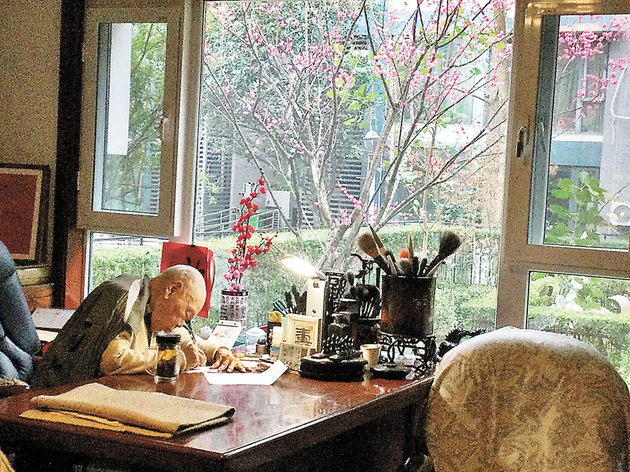 ◆108歲的馬老如今仍然能書能寫。受訪者供圖