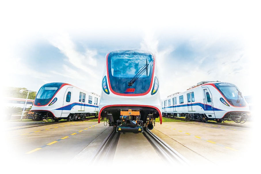 ◆ 中車株機研製的輕軌列車出口到墨西哥蒙特雷。