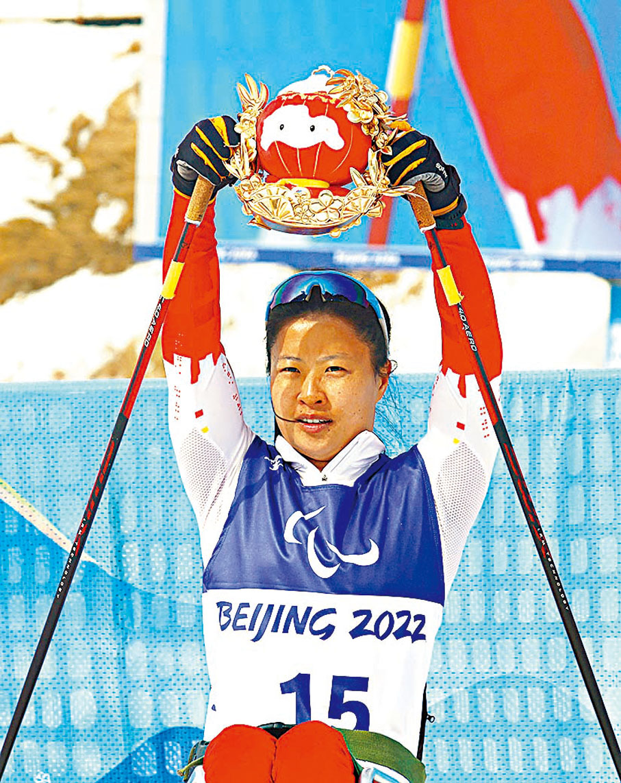 ◆楊洪瓊今屆已奪兩金。  路透社