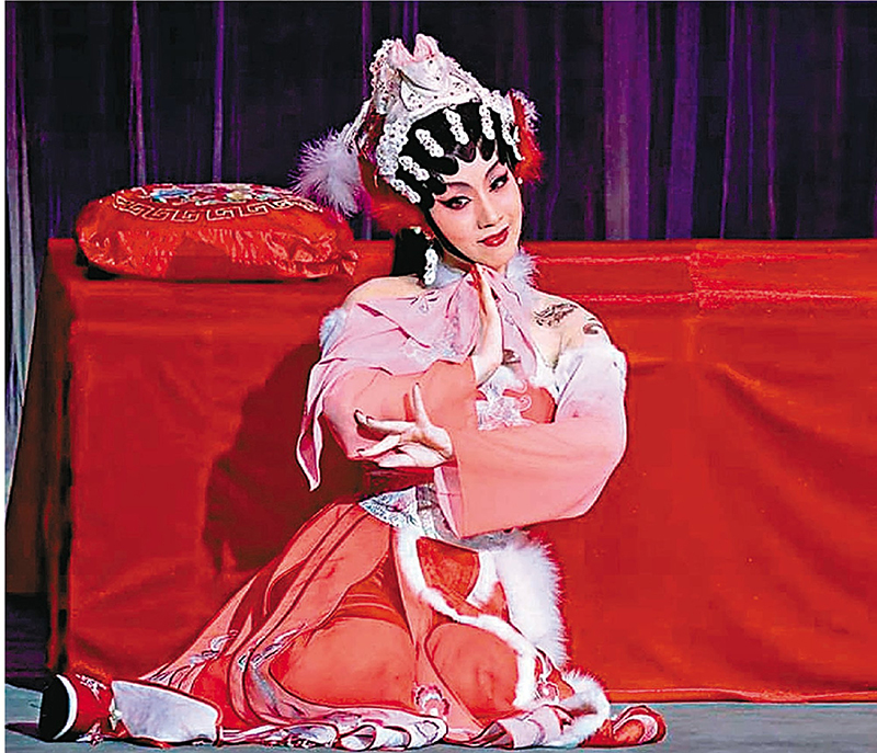 ◆在《畫皮》一劇中，謝曉瑩有多個變化造型。