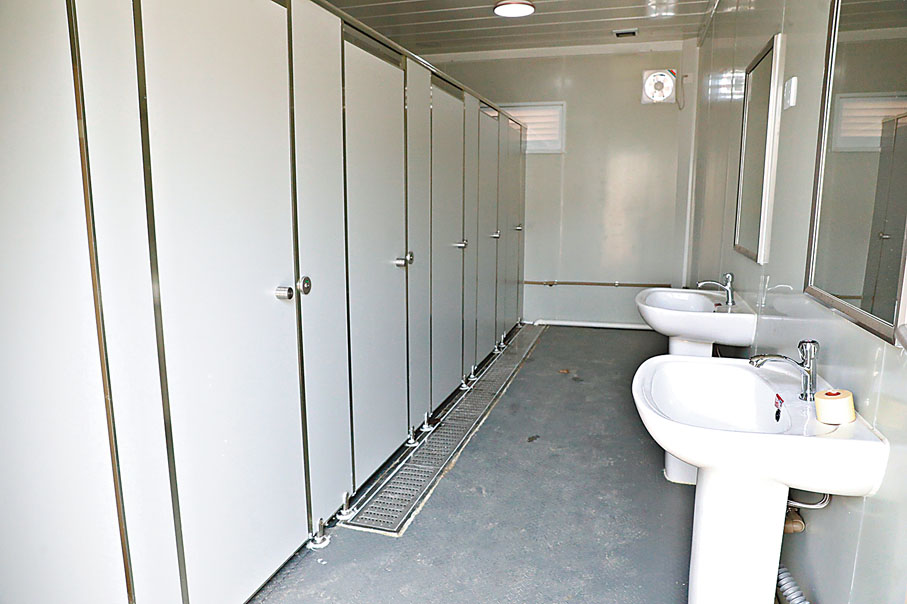 ◆ 廁所整潔。 香港文匯報記者  攝