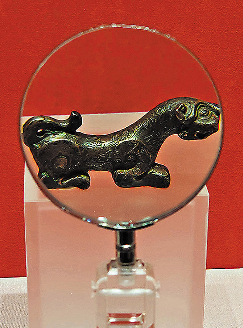 ◆辟大夫虎符，戰國，故宮博物院藏。