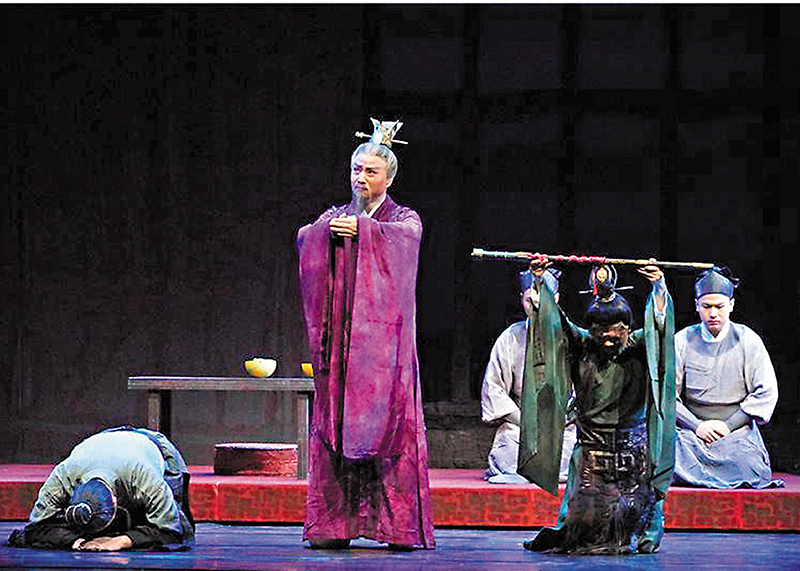 ◆錫劇《大風歌》劇照。