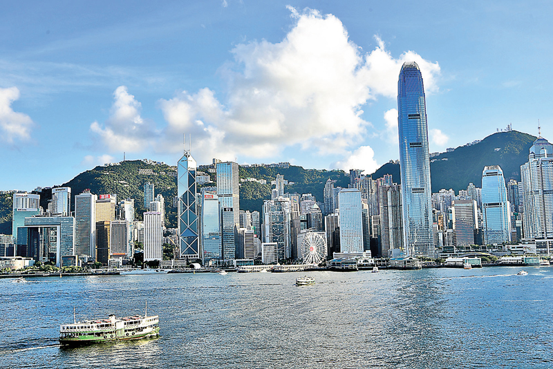 ◆最新《全球金融中心指數》報告顯示，香港的總排名維持全球第三位。 資料圖片