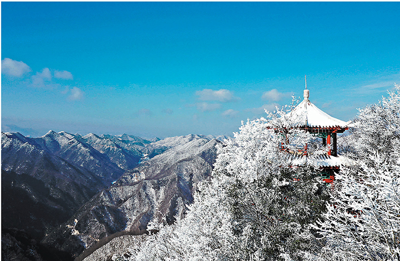 ◆梨花山雪景觀
