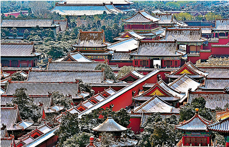 ◆春雪後的北京故宮