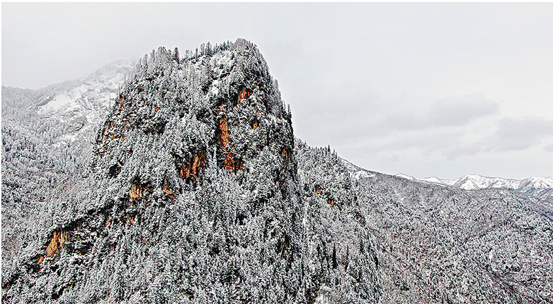 ◆官鵝溝景區雪景