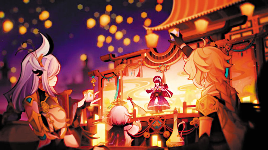 ◆傳統曲藝唱段《神女劈觀》通過遊戲風靡海內外。網上圖片