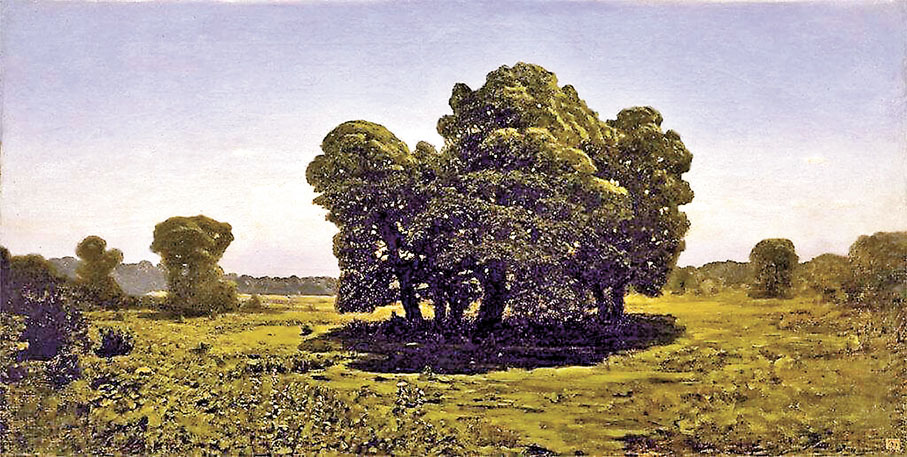 ◆庫克蘭著名畫家庫因芝（Arkhip Kuindzhi）所繪《橡樹》, 1900-1905