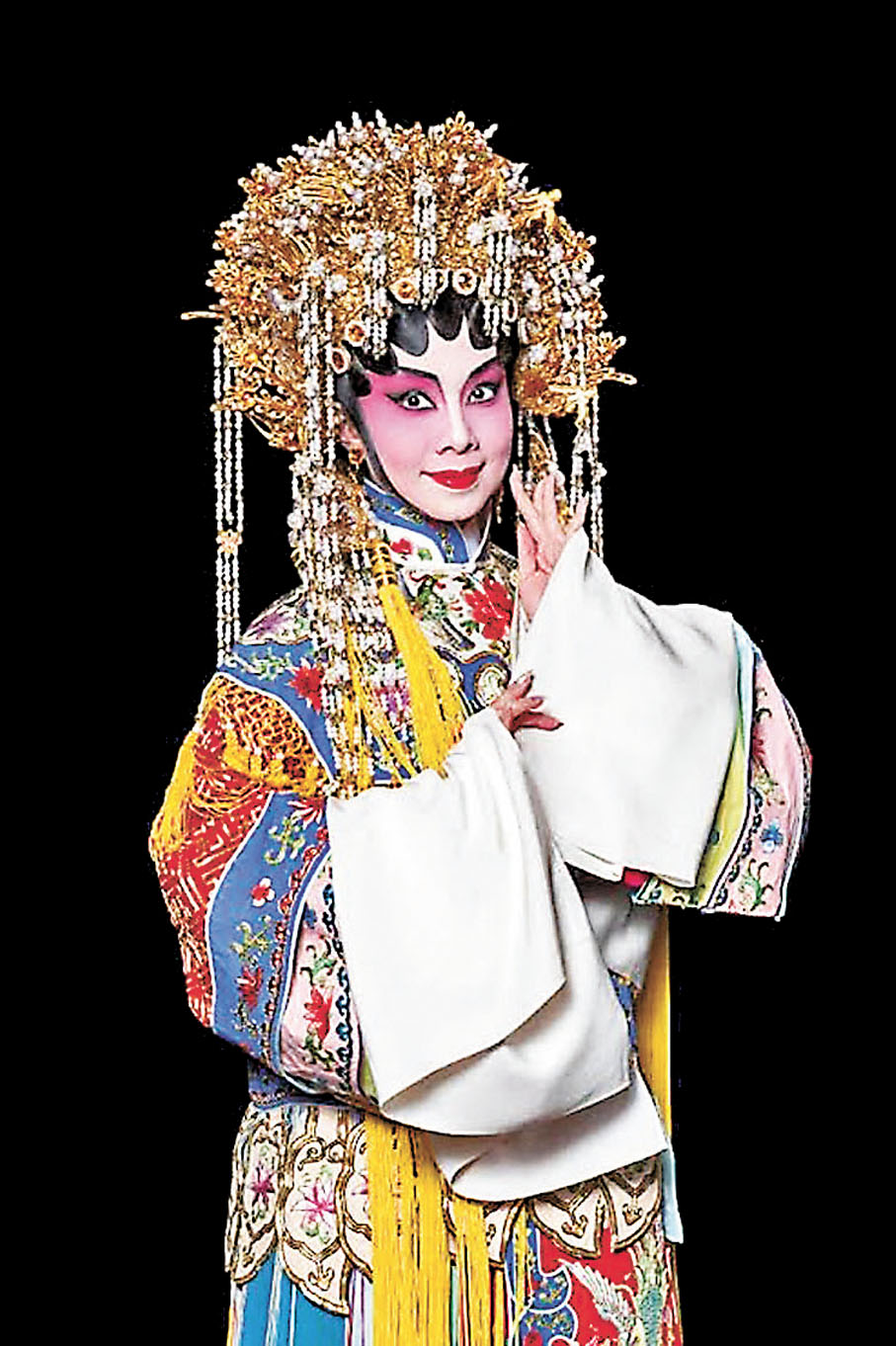 ◆林穎施在舞台上濃妝淡抹總相宜。