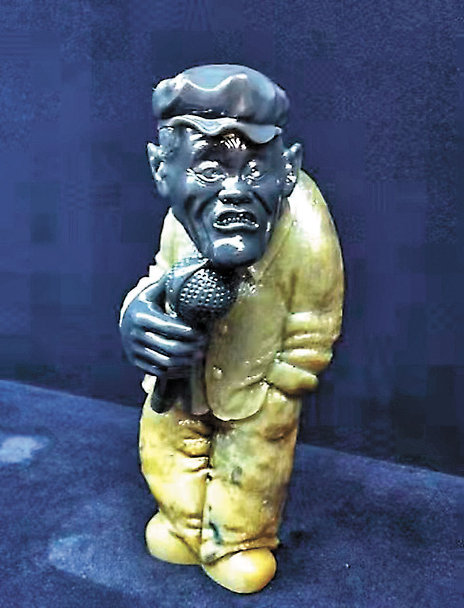 ◆程鐵峰漫雕作品《趙本山》