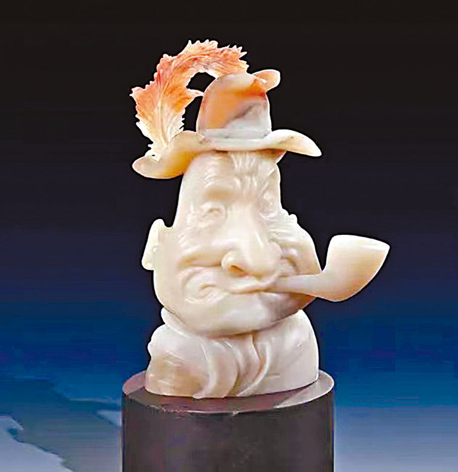 ◆程鐵峰作品《老酋長》