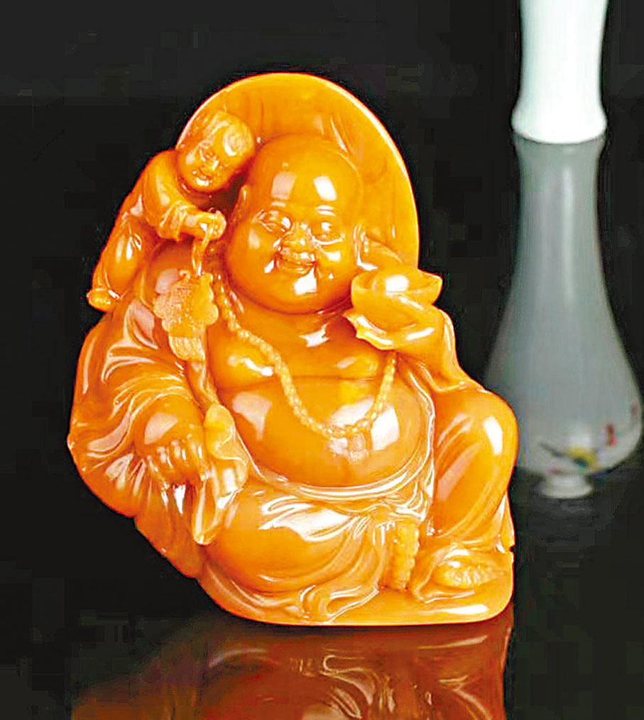 ◆程鐵峰金獎作品《布袋佛》