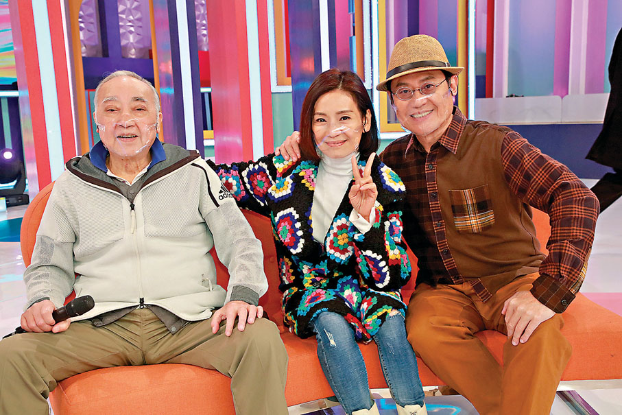 ◆左起：盧海鵬、吳麗珠、鄧英敏皆是無綫藝員訓練班出身。