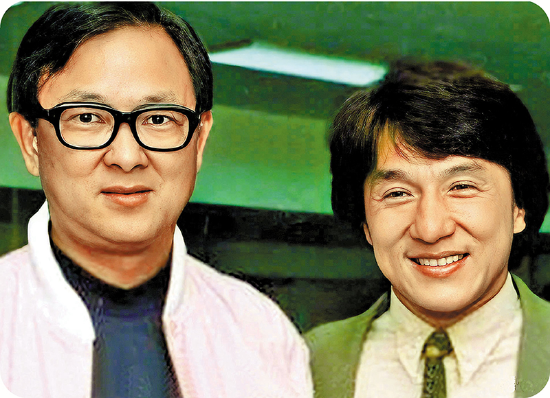 ◆ 成龍對王羽十分敬重。