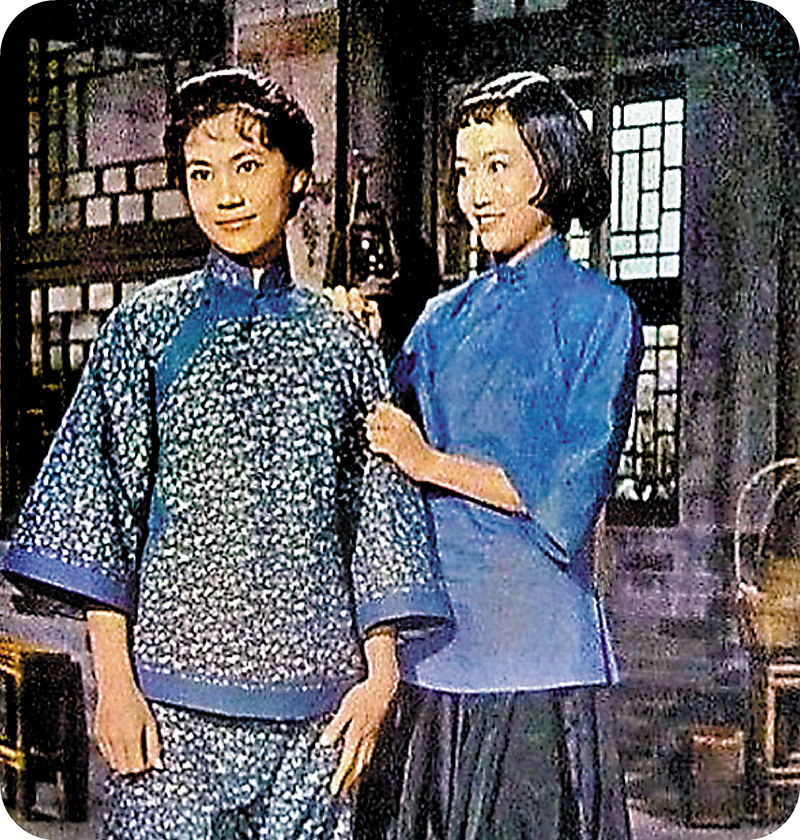 ◆ 葛蘭、林翠於1964年合演《啼笑姻緣》。