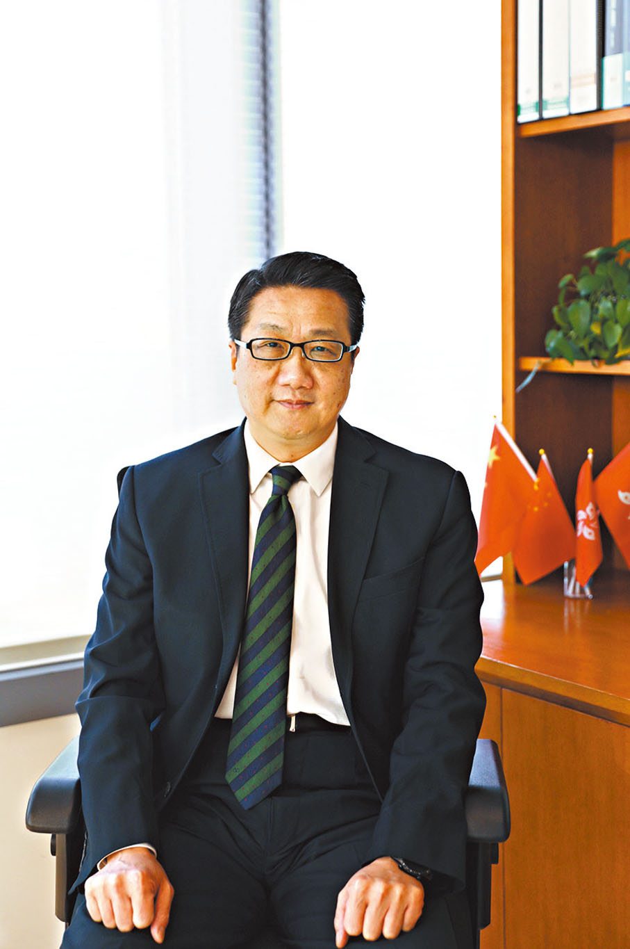 ◆ 陳積志表示，與李家超一直合作無間。 資料圖片