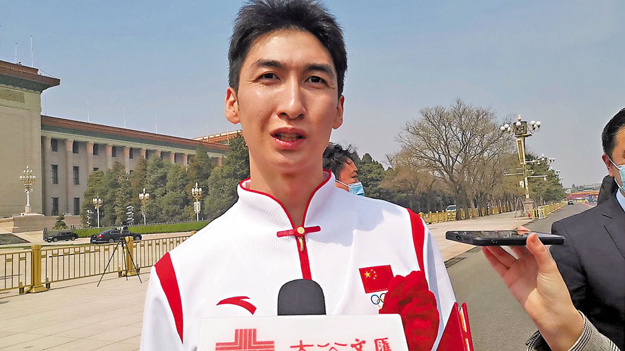 ◆ 武大靖。香港文匯報記者馬曉芳 攝