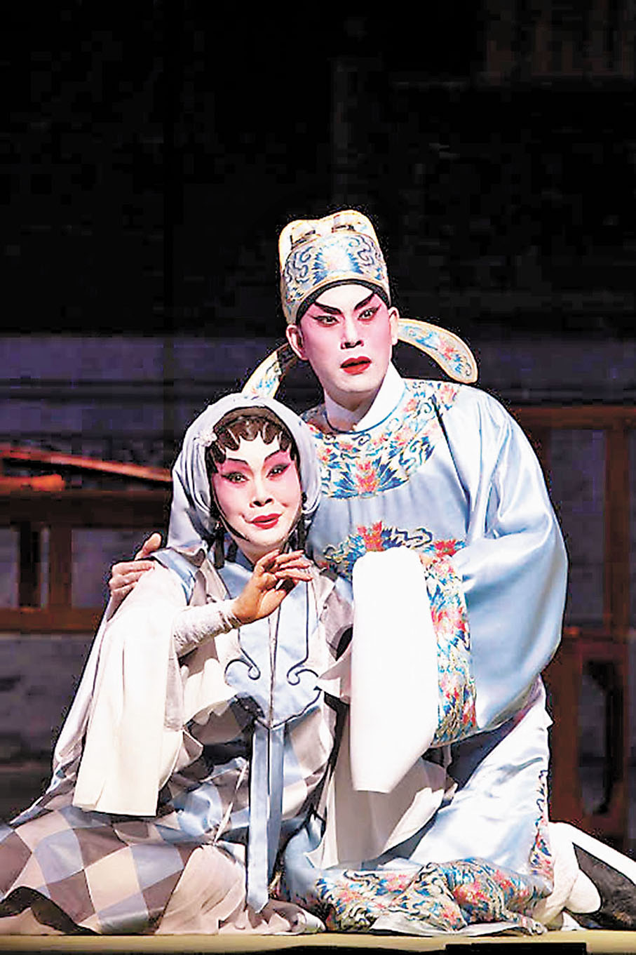 ◆梁兆明和徐月明合作默契。