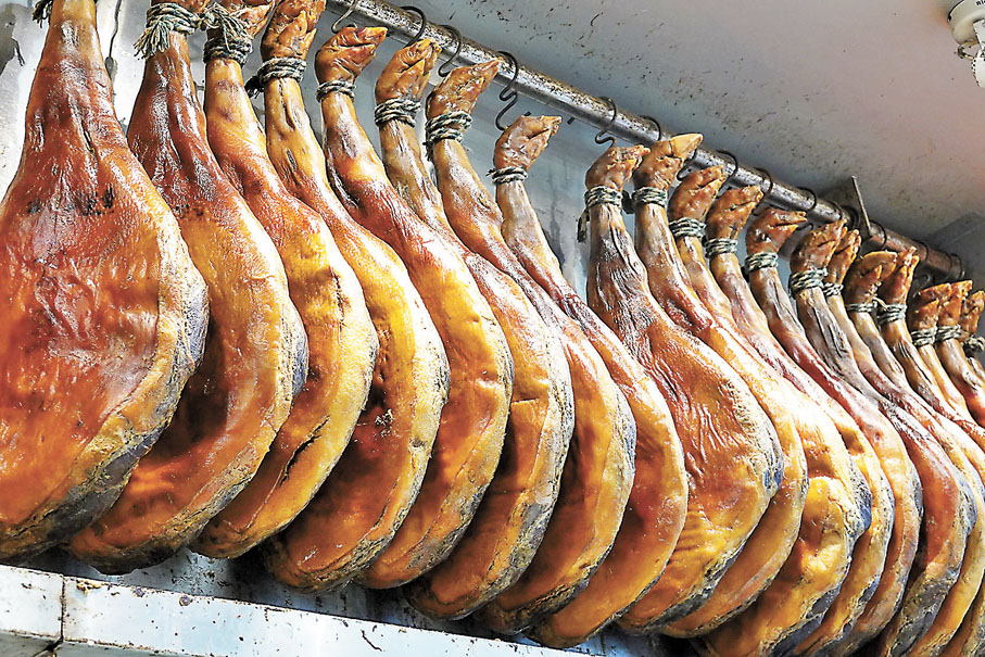 ◆新三陽的招牌金華火腿。