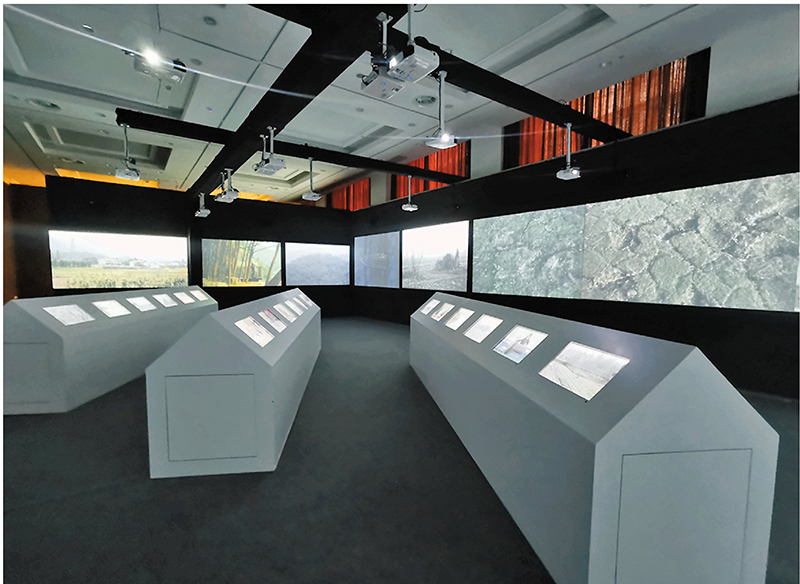 ◆《山水：富春江作為方法》系列作品。