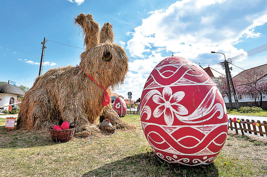 ◆在匈牙利凱特海伊拍攝的復活節裝飾
