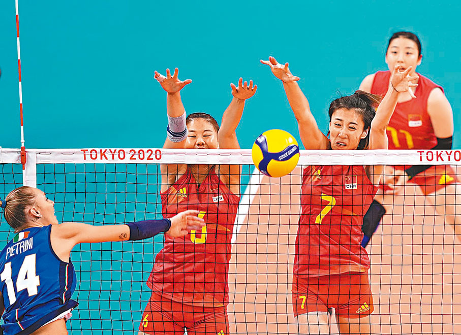 ◆龔翔宇（左）與王媛媛（左二）均入選新一屆中國女排集訓名單。 資料圖片