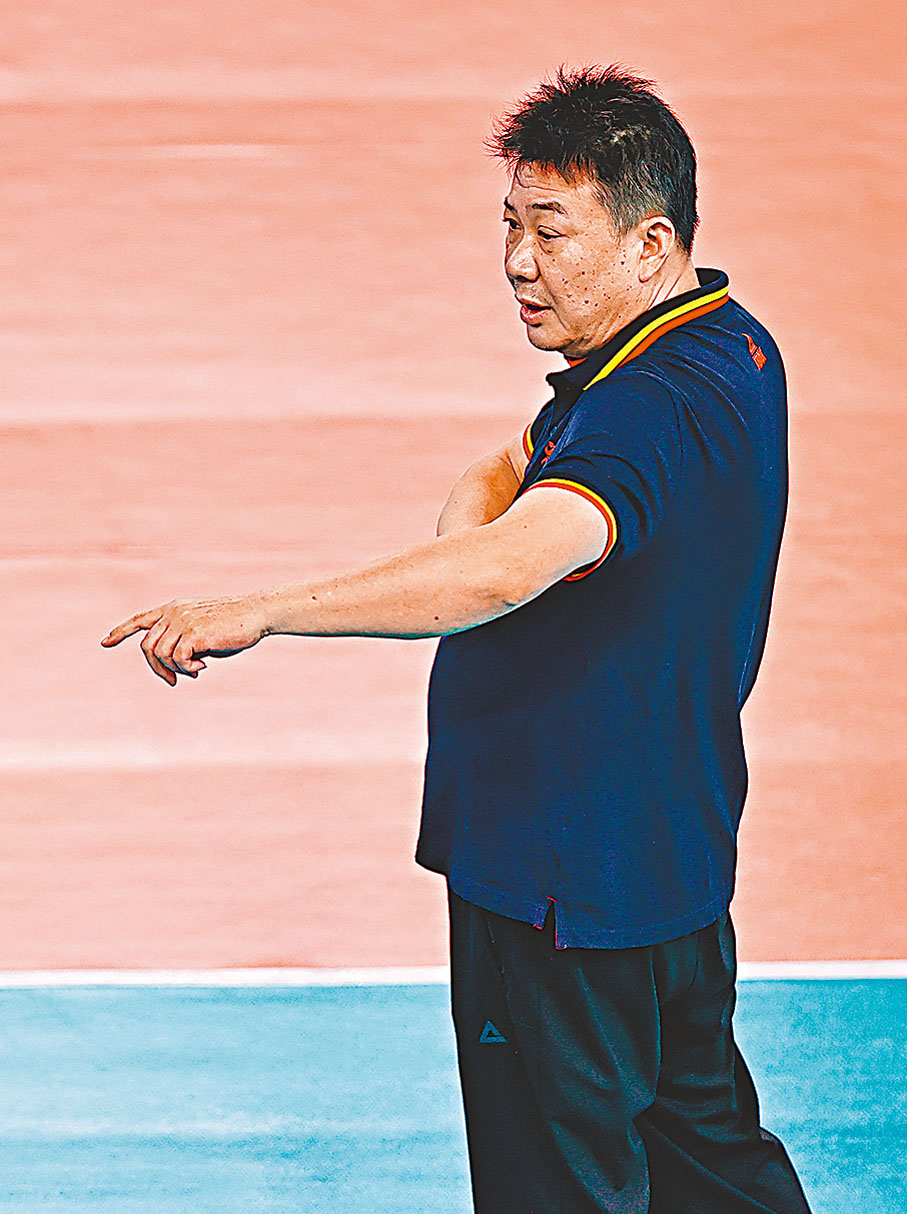 ◆中國女排主帥蔡斌。 資料圖片