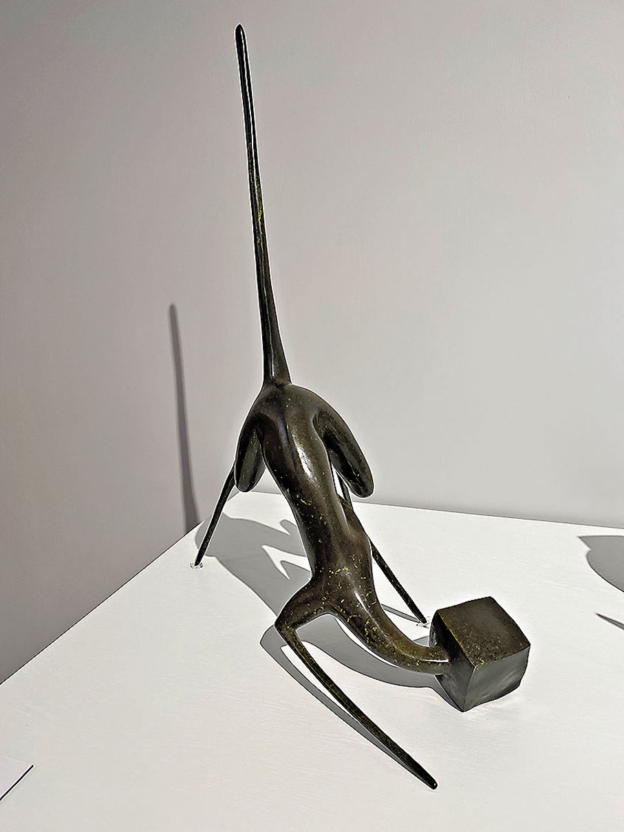 ◆青銅雕塑《路在何方》