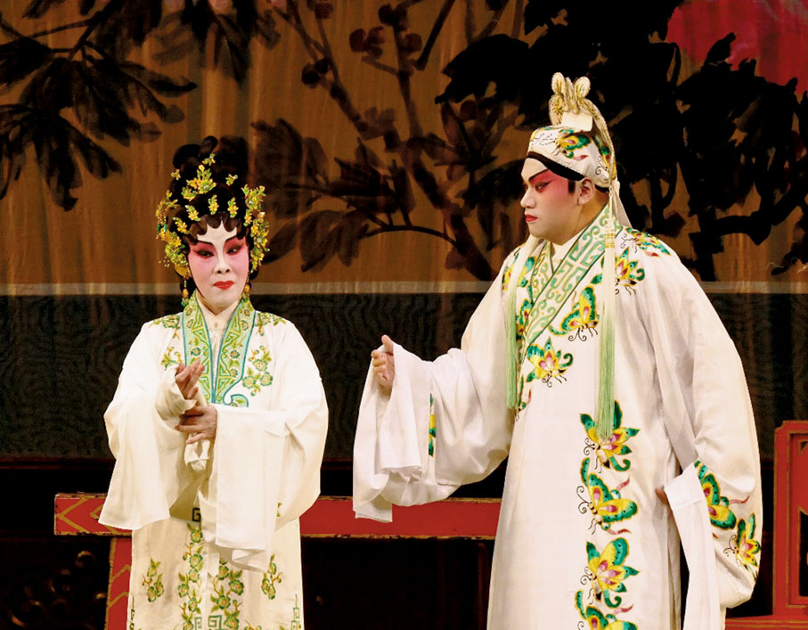 ◆譚穎倫和陳銘英早前合演《沈三白與芸娘》大獲好評。