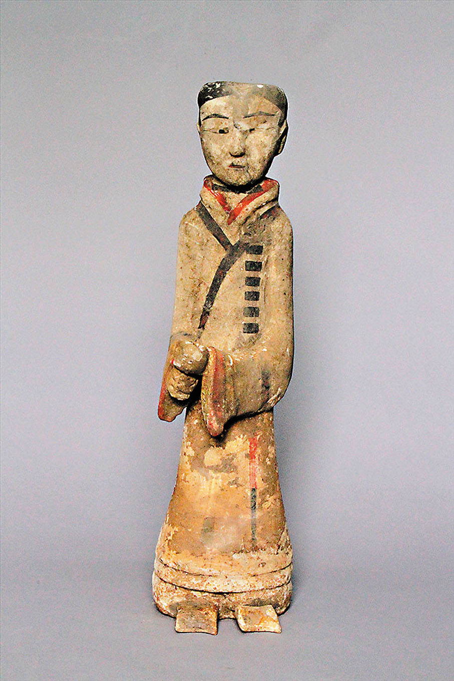 ◆彩繪執兵陶俑