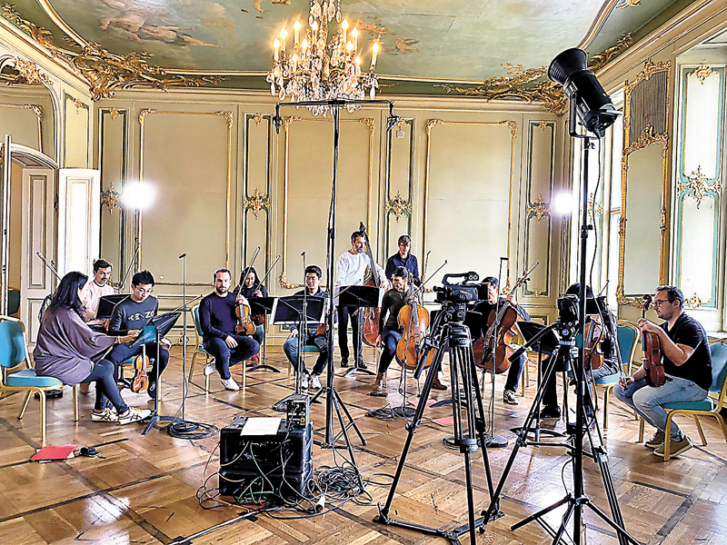 ◆三位年輕音樂家有機會向前輩們取經。