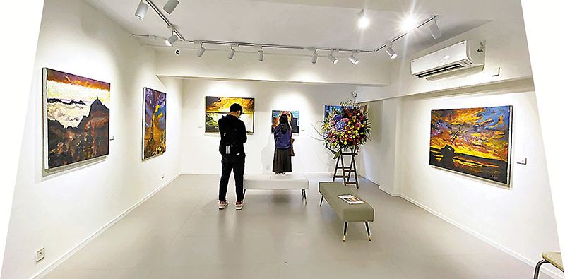 ◆《蒼穹之下：西山錦綉作品展》展出9張作品。