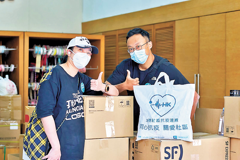◆「孖T 組長」的Tian和Tac合力統籌派抗疫福袋。