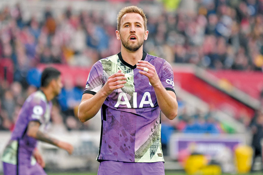 ◆ 哈利卡尼已有超過一個月沒有為熱刺入球。  法新社