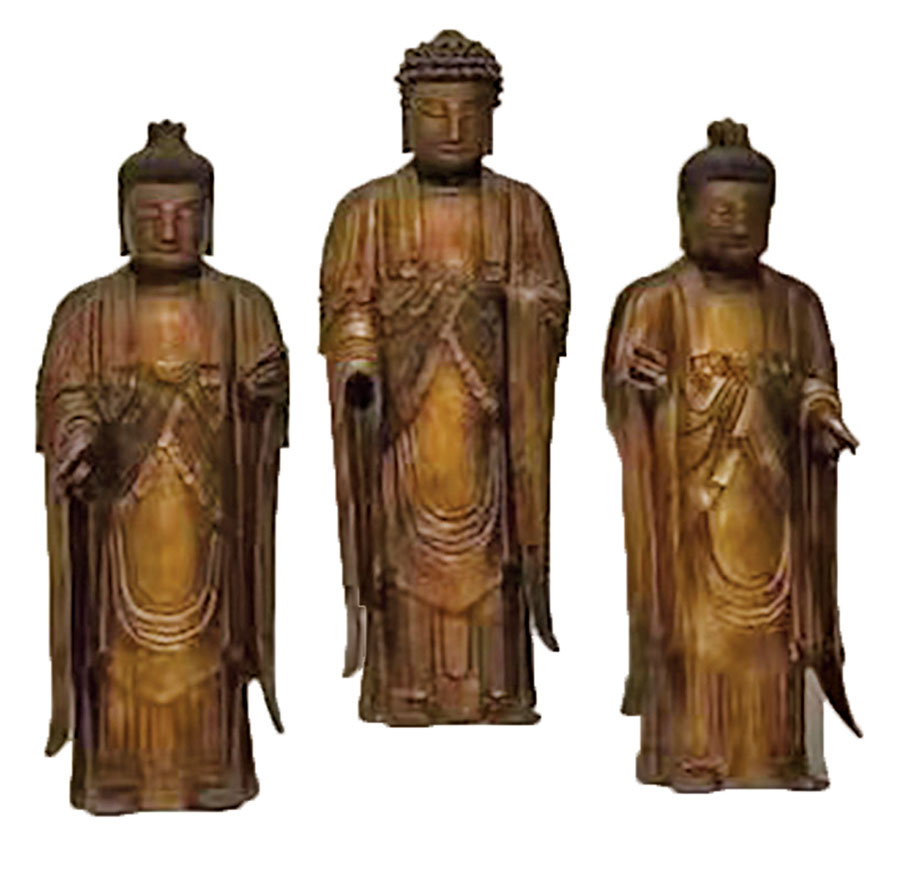 ◆清代 木製佛像