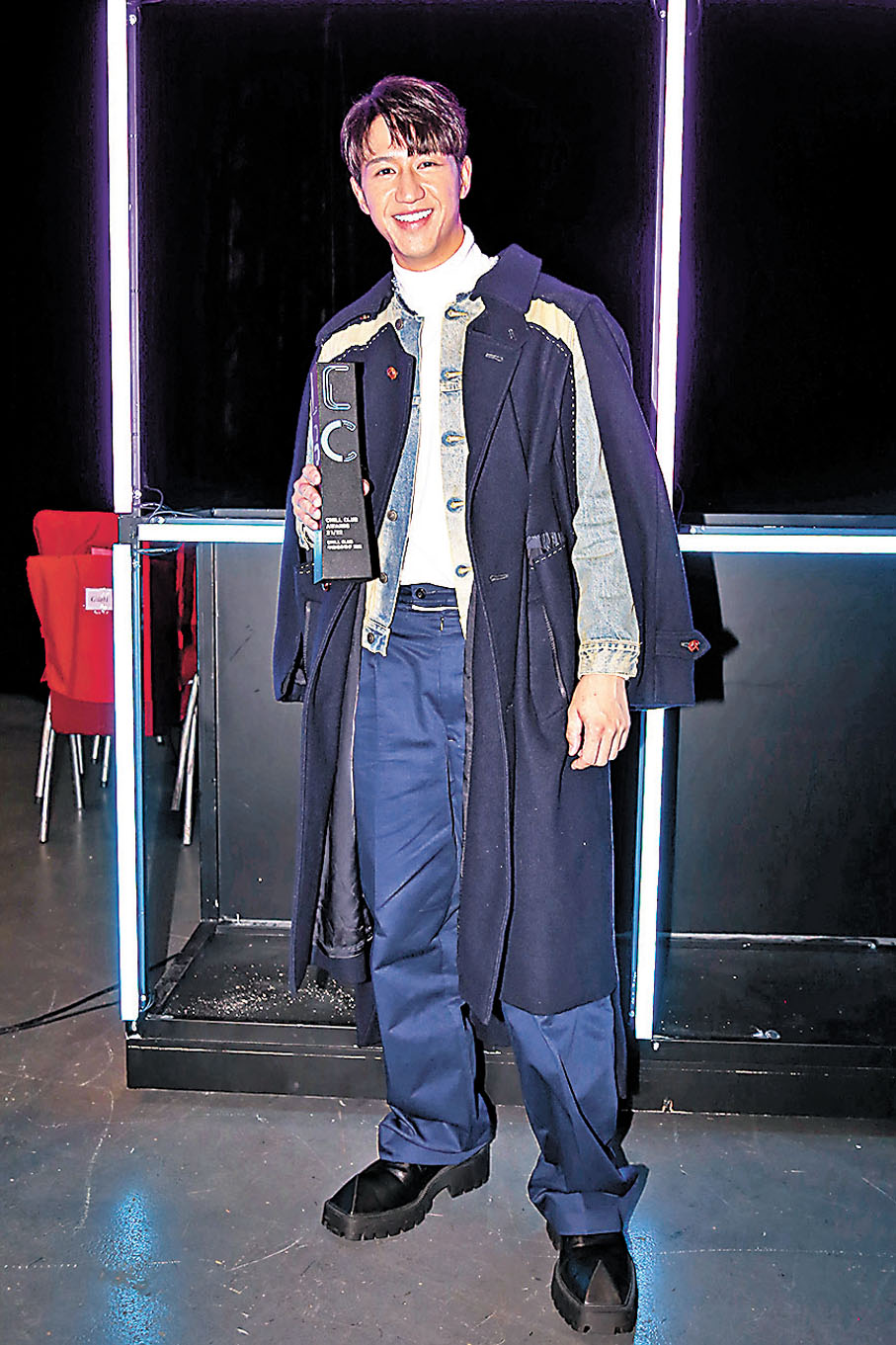 ◆ 馮允謙 奪得「CHILL CLUB年度唱作歌手」銀獎。 香港文匯報記者彭子文  攝