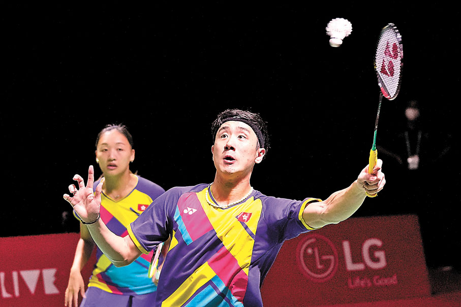 ◆鄧俊文（右）/謝影雪以6號種子身份出戰亞錦賽。資料圖片