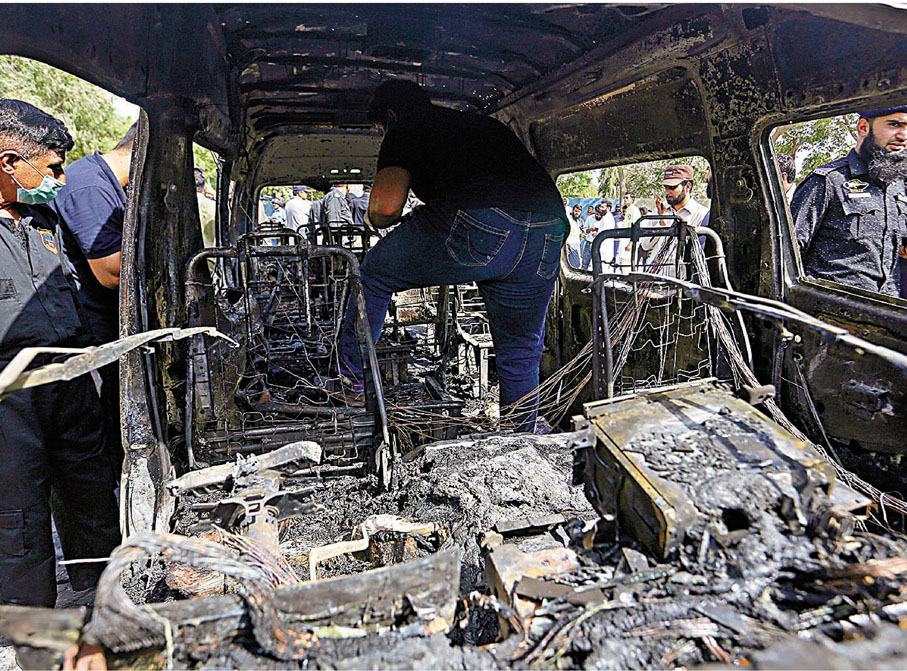 ◆ 爆炸威力強大。 美聯社