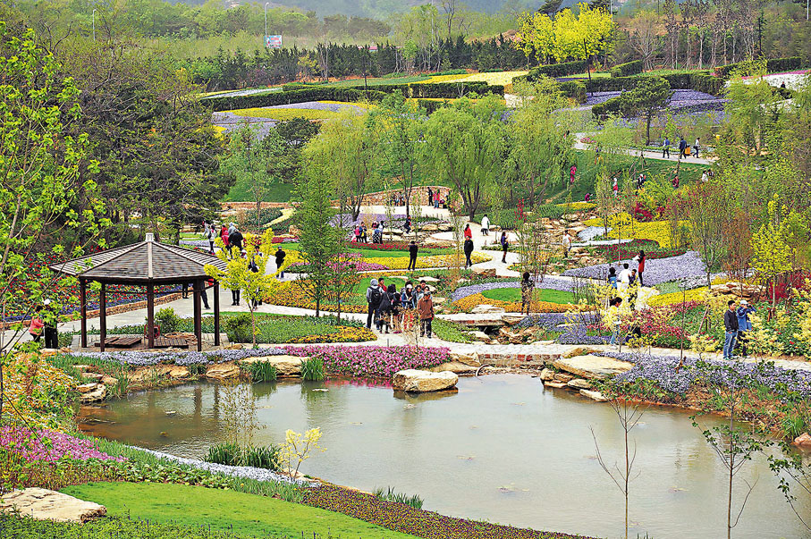 ◆亭台水榭一步一景。