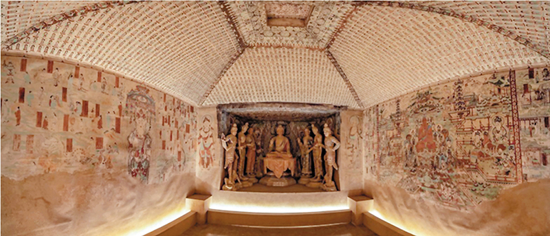 ◆3D復原技術等比例複製石窟