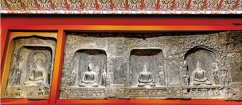 ◆運用3D技術複製的石窟展區