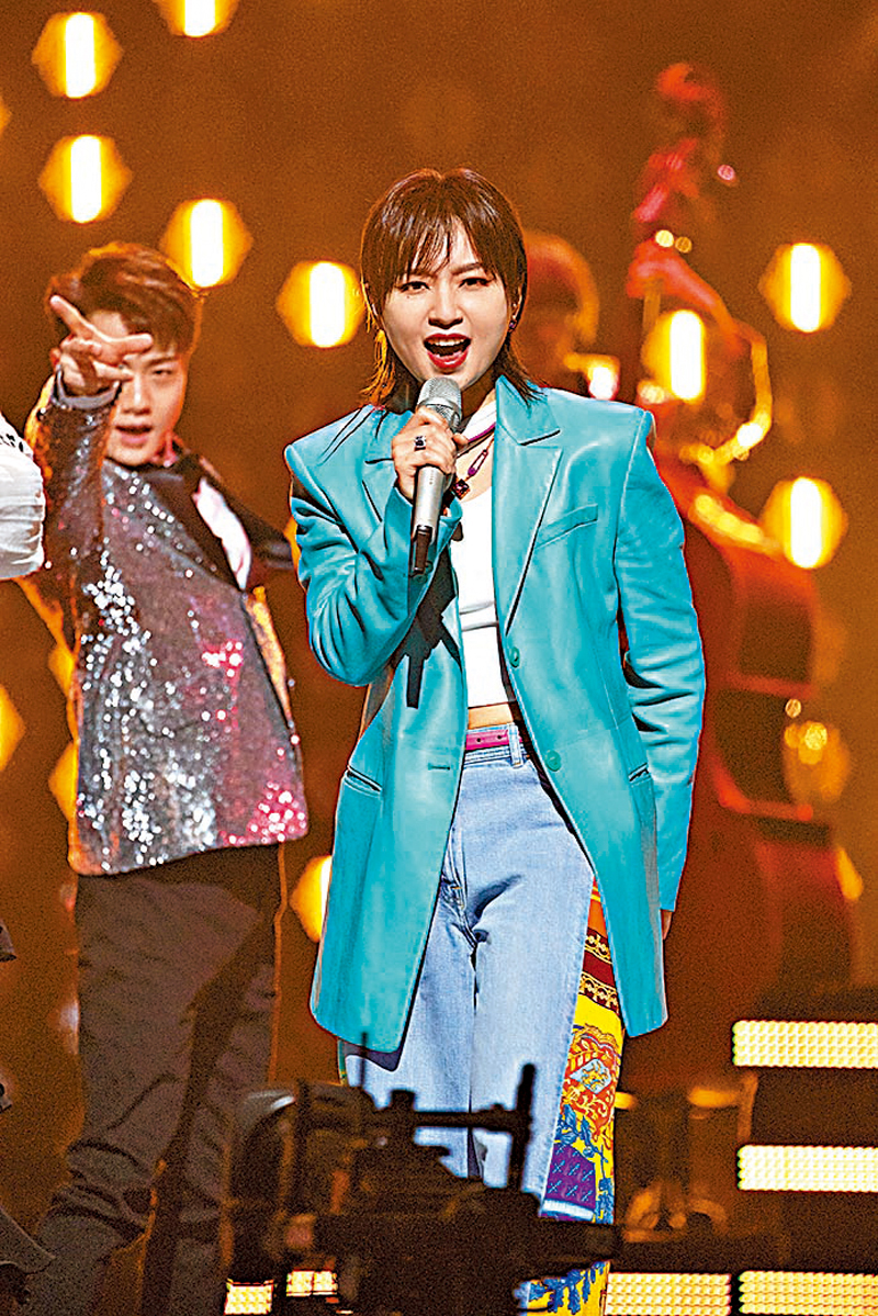 ◆ 周筆暢被李玟激發舞台表演慾。