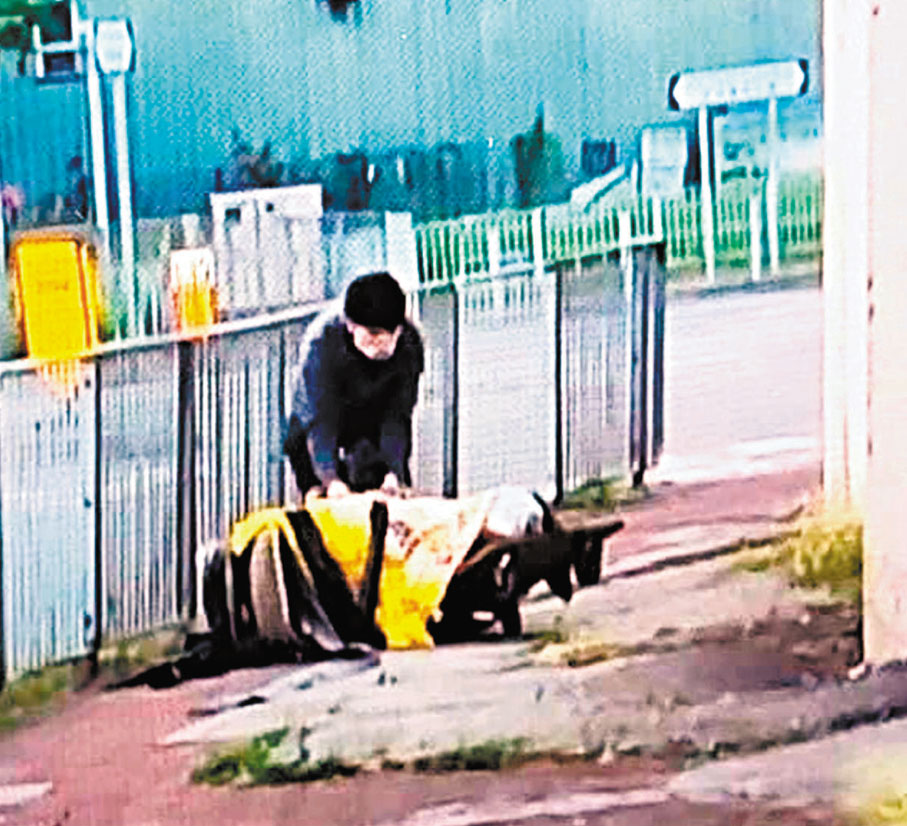 ◆25歲男疑兇用板車當街拖屍500米終被發現而被警方拘捕。資料圖片