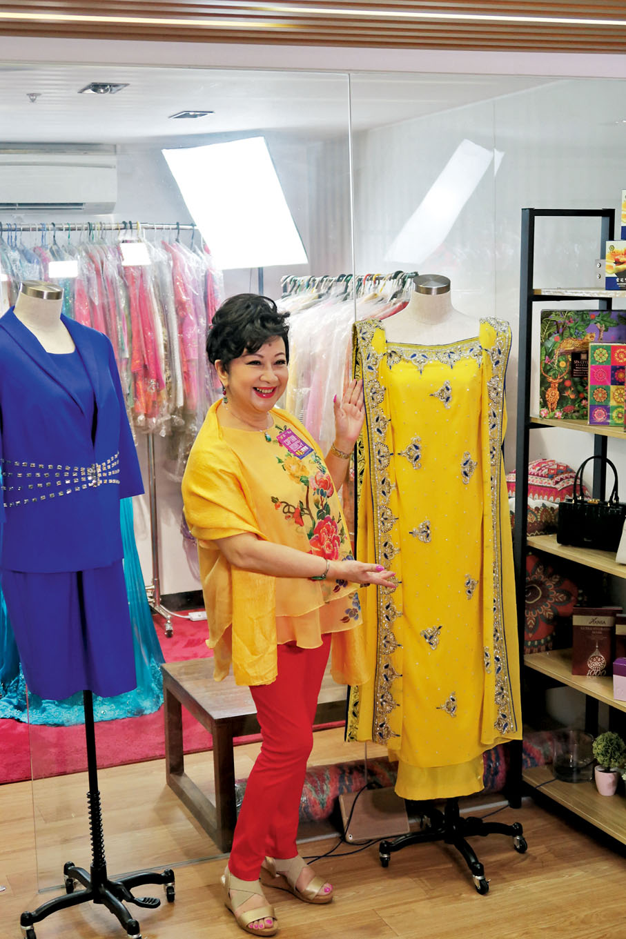 ◆家燕姐透露「登基衫」好旺自己。