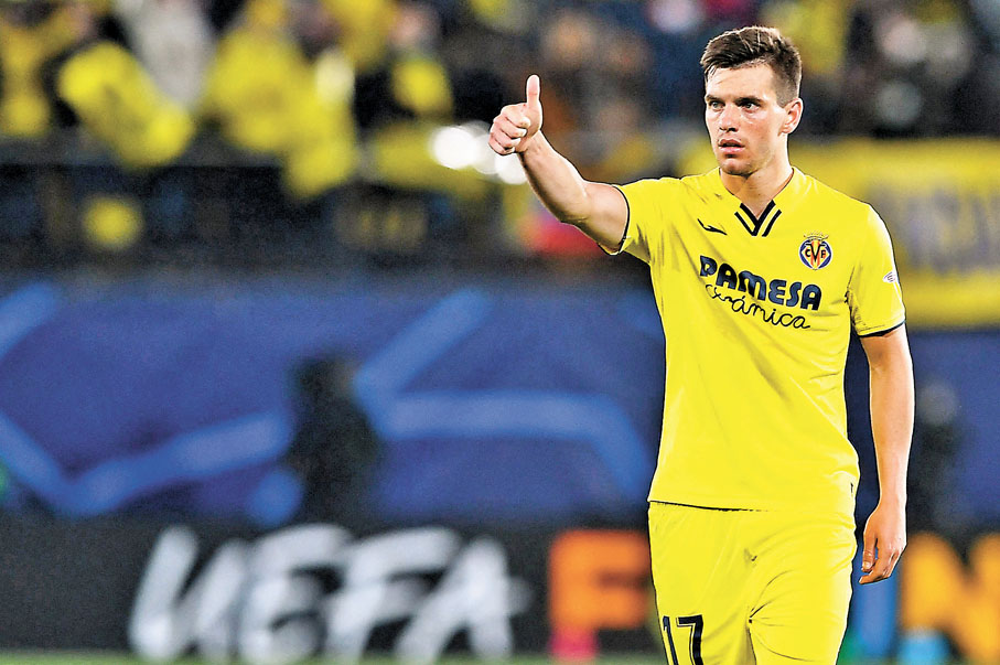 ◆盧施素是維拉利爾中場組織核心。  法新社